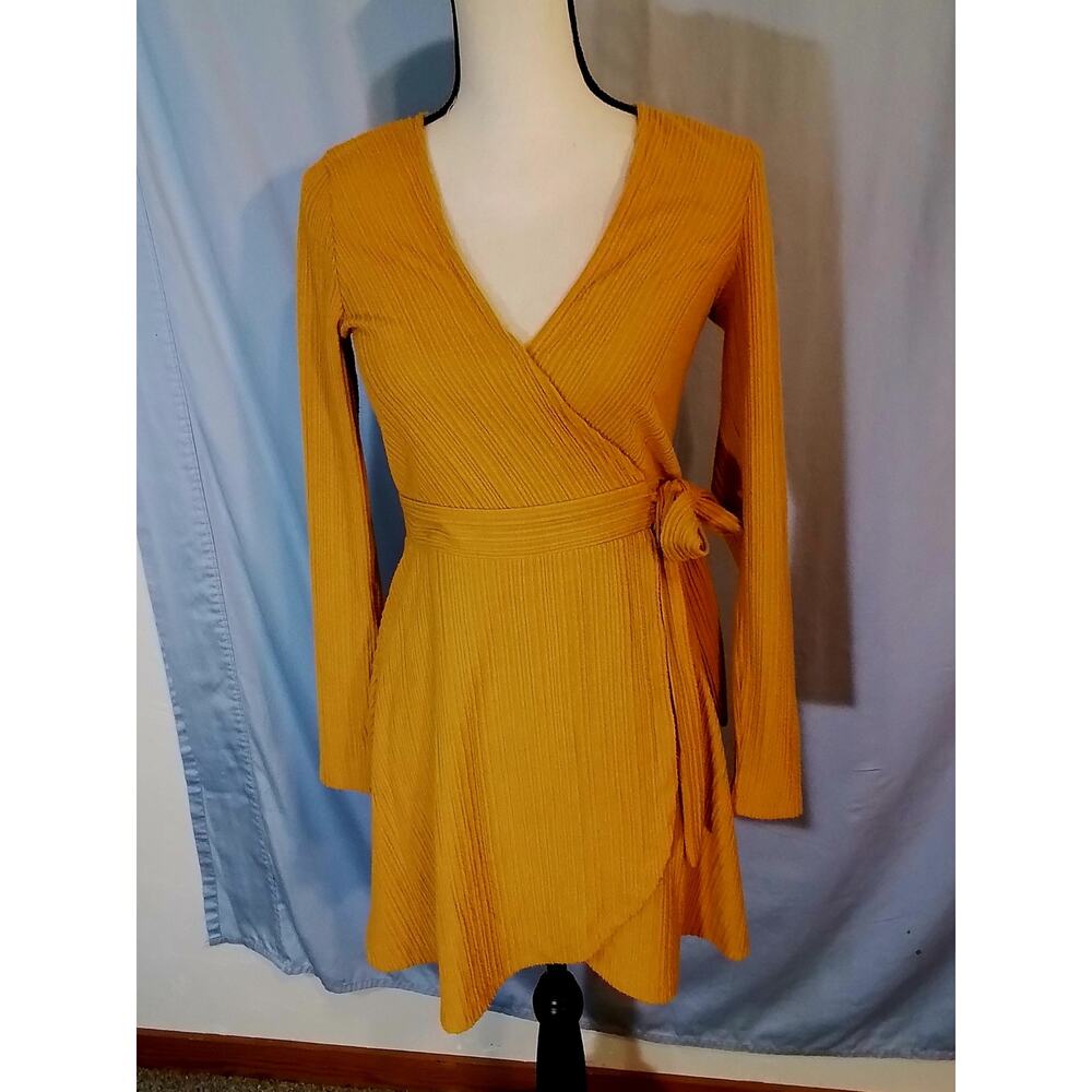 Forever 21 wrap dress brownish